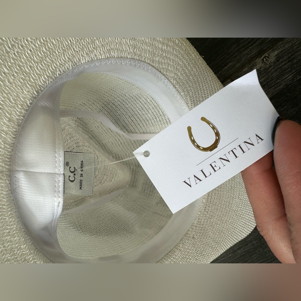 C.C White Rhinestone 'Bride' Cowboy Hat - Picture 9 of 10